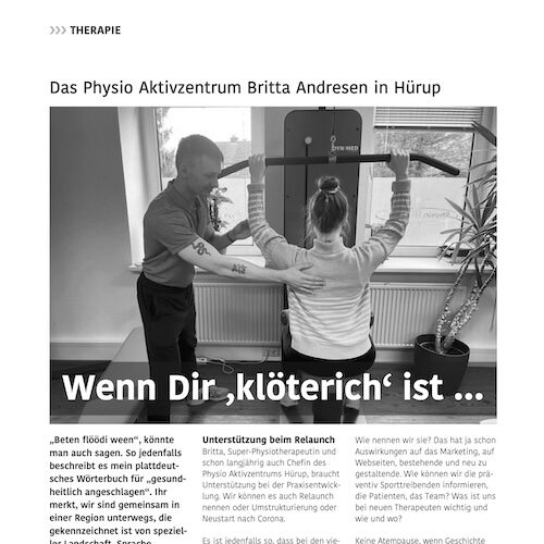 11 Das Haus der Gesundheit Best Practice Physio Aktiv Hurup - Therapie&Training Digital 07-2023 Kopie