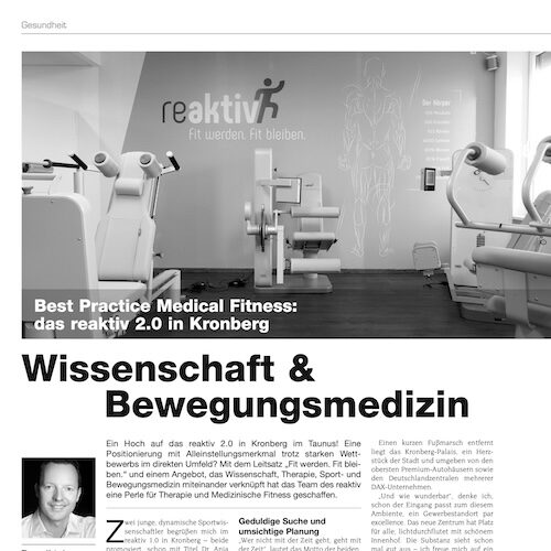 17 Das Haus der Gesundheit Best Practice reaktiv Kronberg - Fitness & Gesundheit 02-2018 Kopie