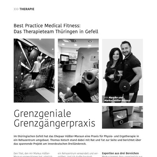 20 Das Haus der Gesundheit Best Practice Therapieteam Thuringen - Therapie&Training Digital 06-2022 Kopie