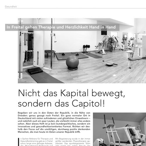 3 Das Haus der Gesundheit Best Practice Capitol Therapiezentrum Freital - Fitness & Gesundheit 03-2019 Kopie